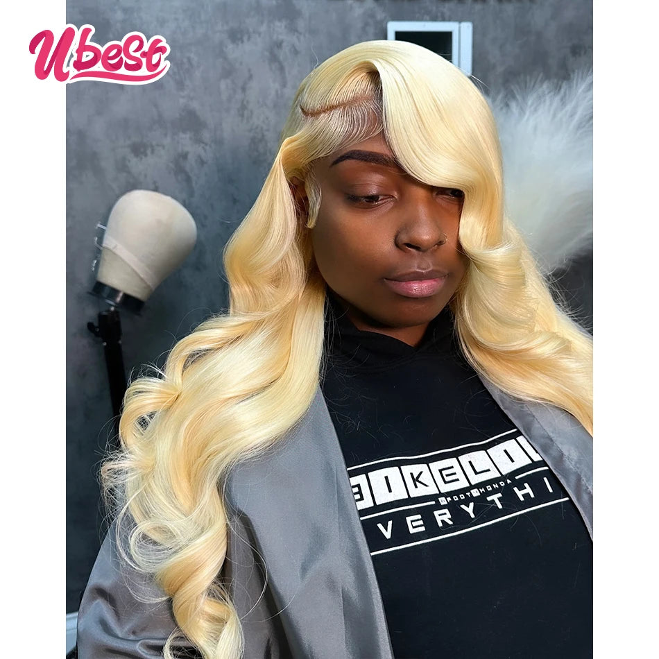 1B And Green Colored Cosplay Body Wave 13x6 13X4 Lace Front Wigs Brazilian 100％ Human Hair Transparent Pre Plucked For Women