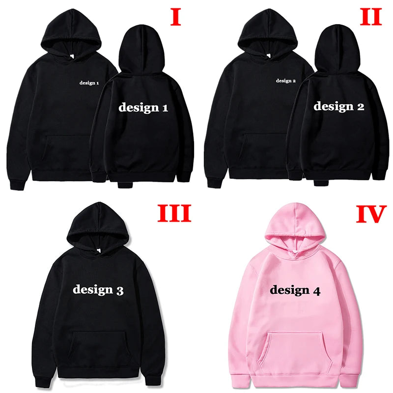 Men Women Hoodie Loose Casual Clothing Fashion Long Sleeve Hooded Pullover Personality Streetwear Sweatshirts