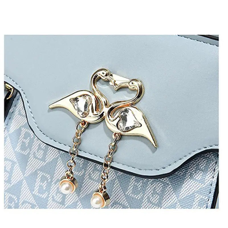 High Quality Bags Fashion Print Leather Shoulder Bag Luxury Design Shoulder Bag Elegant Small Square Bag