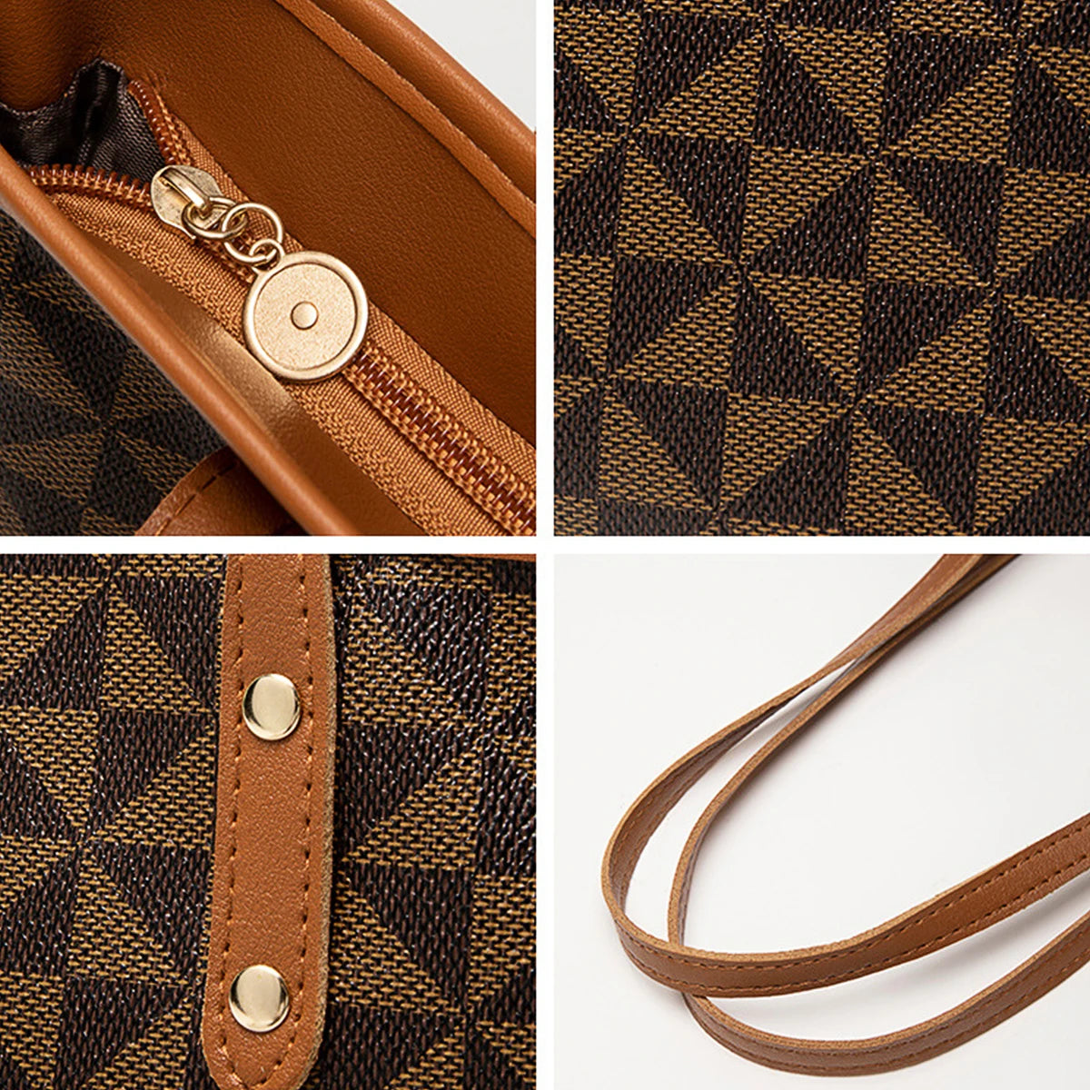 Trendy and versatile printed tote bags, fashionable and generous women's handbags, tote bags, large capacity women's bags.QKC