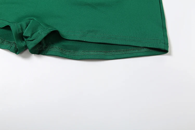 Weird Puss Letter Print Women2 Piece Set Casual Sporty Zip Crop Tops+Shorts Matching Streetwear Stretch Skinny Streetwear Suits