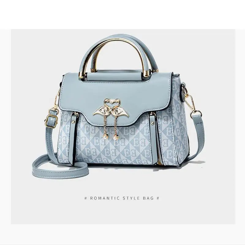 High Quality Bags Fashion Print Leather Shoulder Bag Luxury Design Shoulder Bag Elegant Small Square Bag