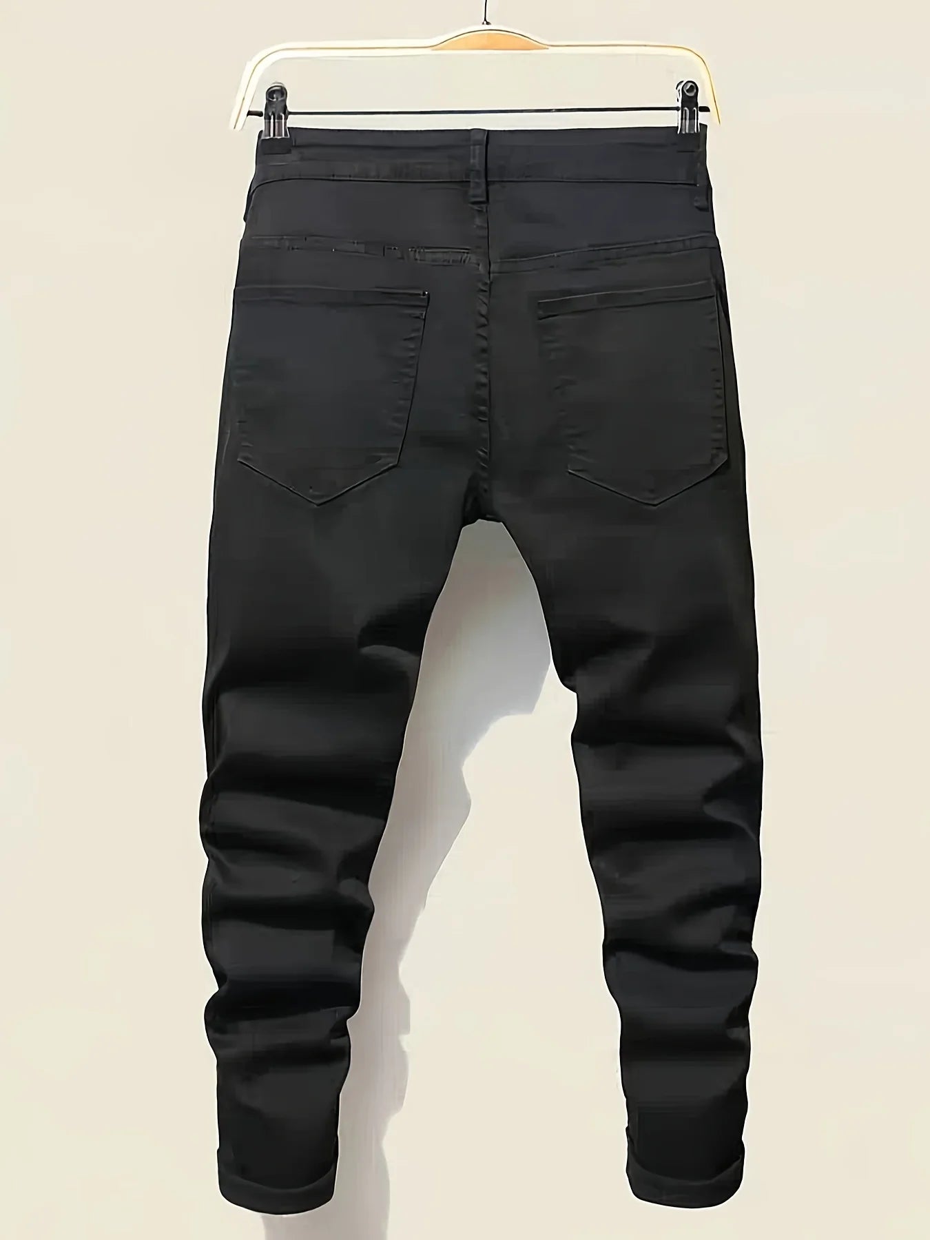 Denim Splash-Ink Patchwork Jeans, men's jeans