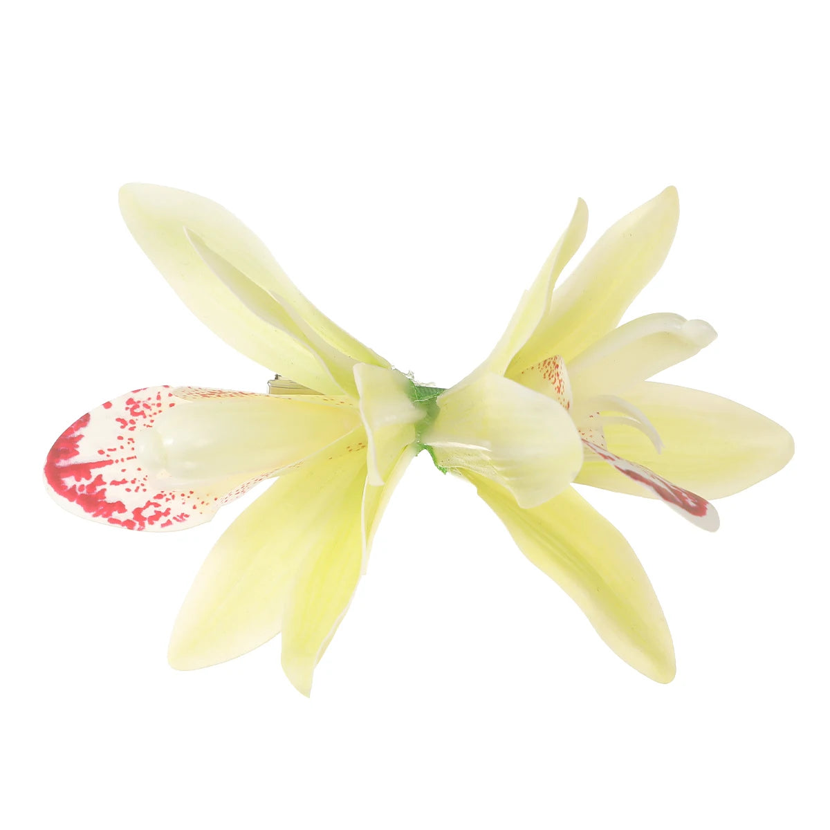 AWAYTR Elegant Bohemian Flower Small Hair Clips Faux Flower Side Pins Hairpin Vacation Beach Hair Accessories for Women