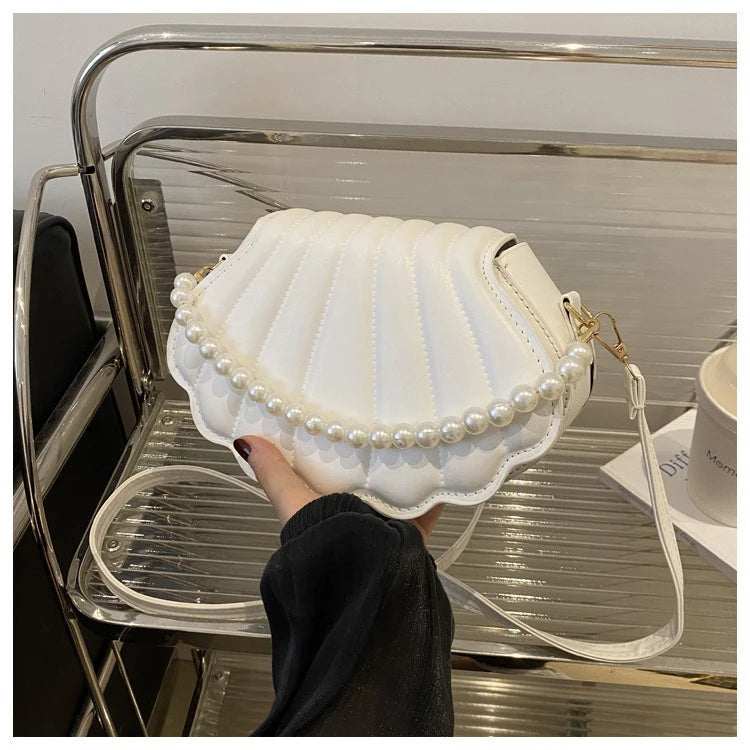 Korean-style Chic Single-shoulder Bag, Niche Trend Shell Bag, Fashionable and Simple Crossbody Bag 2025 Summer New Bag for Women