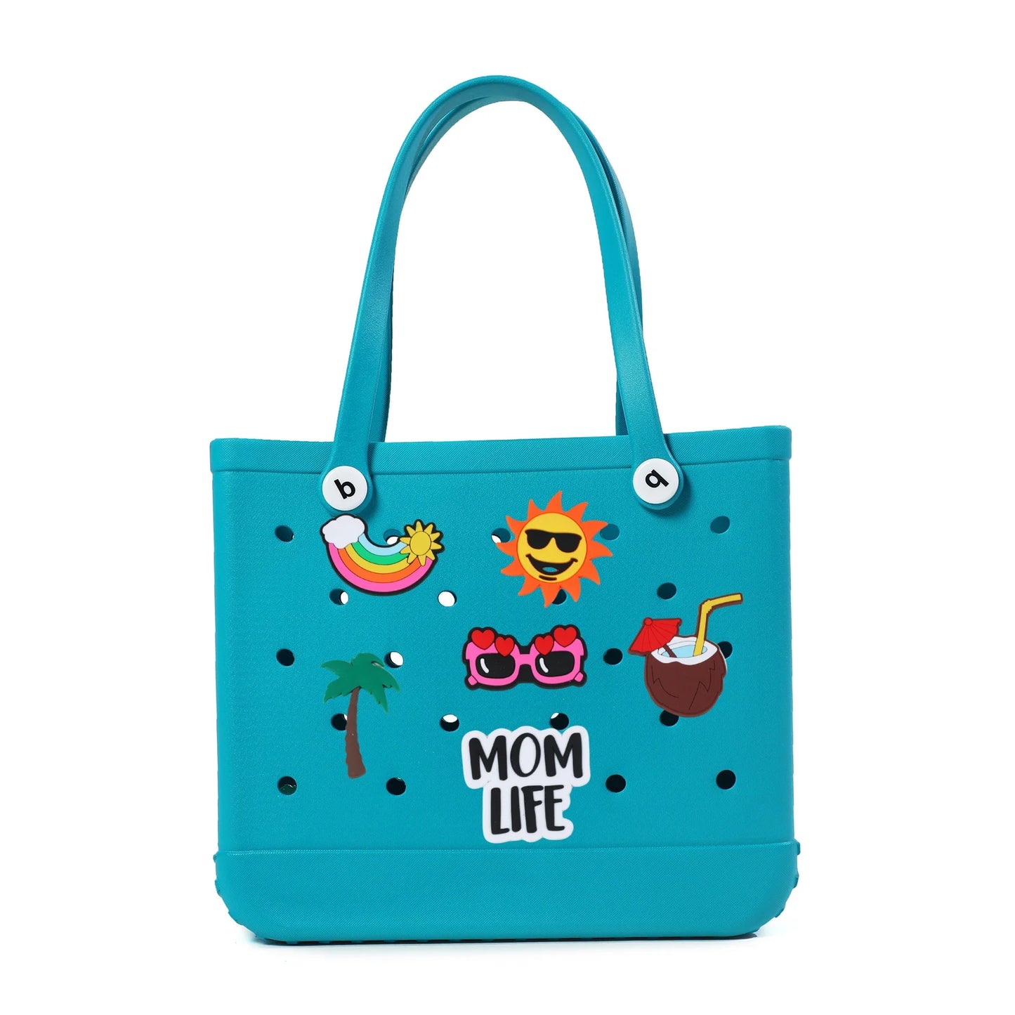 S M XL Eva Beach Bogs Bag Waterproof Extra Large Tote Bag Beach Basket Women Picnic Handbag 48cm XL Tote Bag Rubber shopping Bag