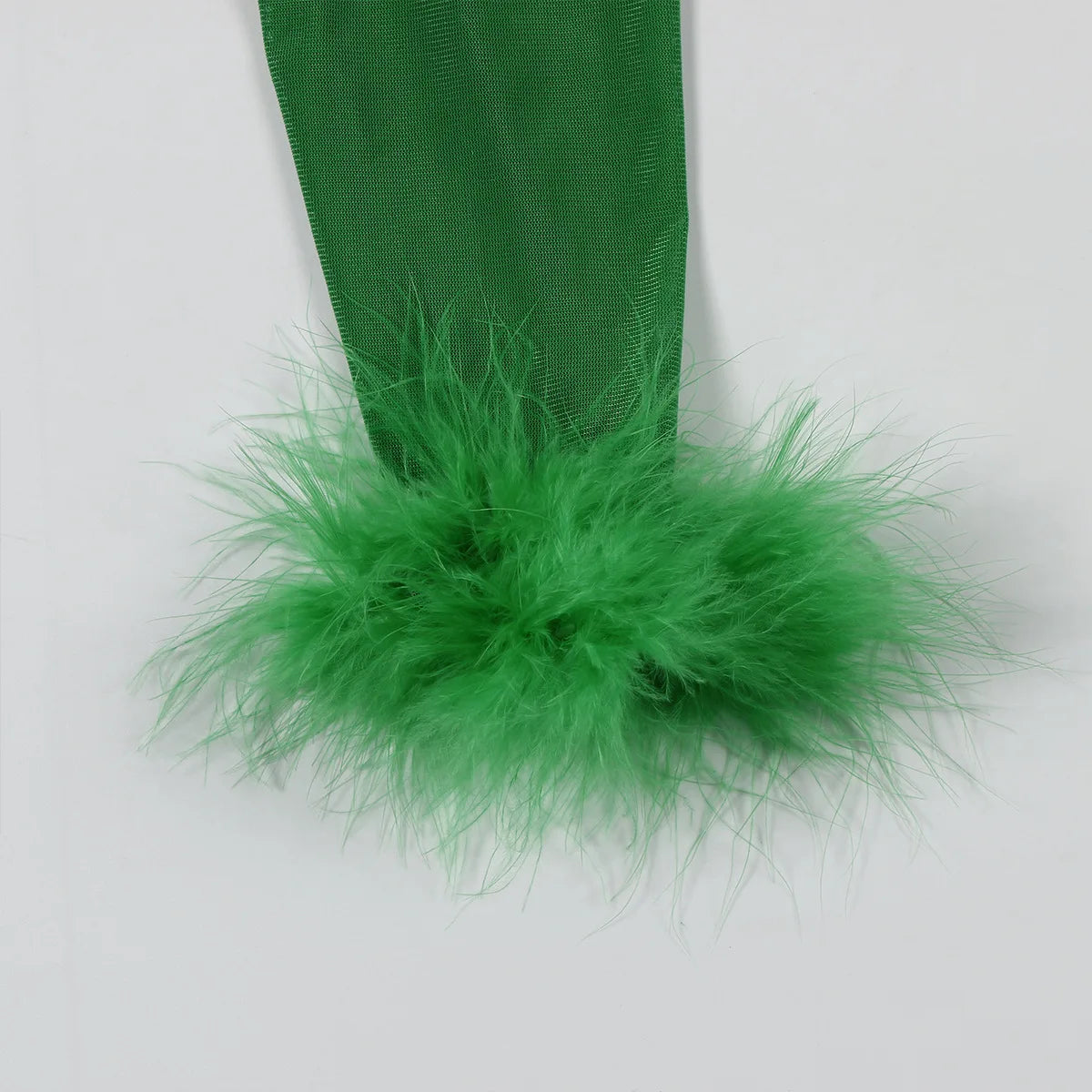 Weird Puss Sexy Fashion 2 Piece Set Women Fluff Patchwork Lace-Up Full Sleeve+Skinny Peach Hip Pants Club Coquett Trend Outfits