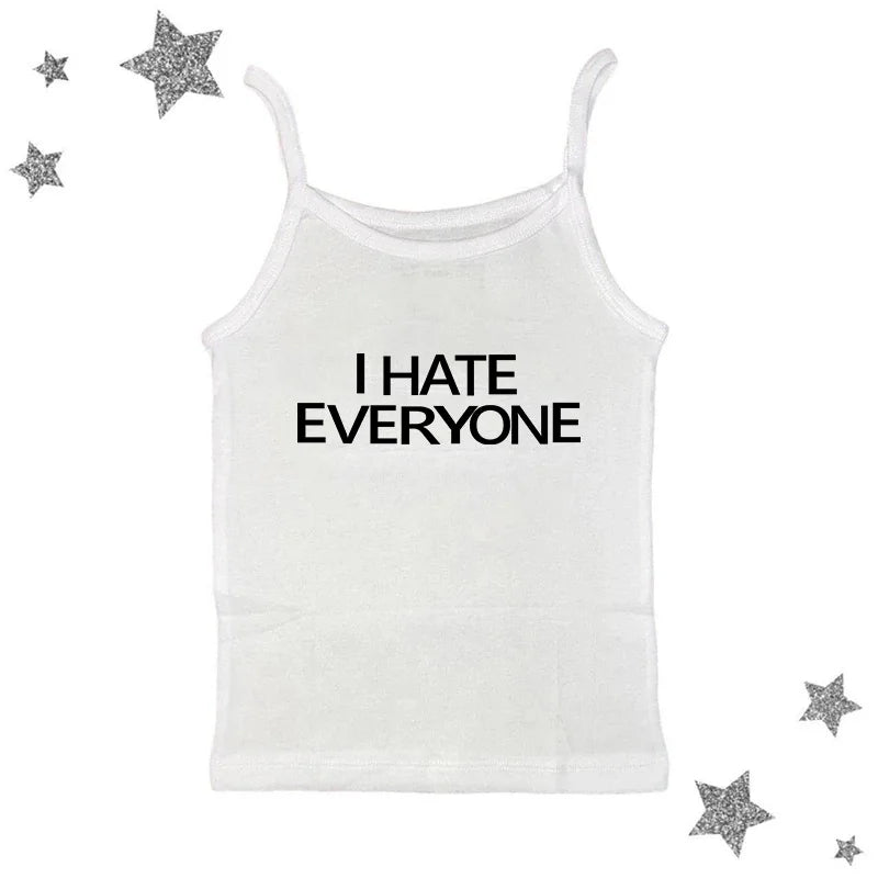 Harajuku Gothic Y2k Tops letter Print aesthetic Tees Women Sexy T-shirt Vintage 2000s short sleeve Cropped Tee Fairy Crop Tops