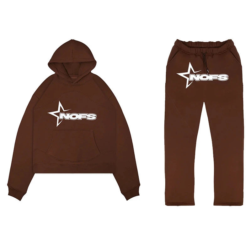 Y2K Hoodies Men Harajuku Hip Hop Letter Graphic Print Loose Sweatshirts 2024 Punk Rock Gothic Clothes Tops Goth Pants Streetwear