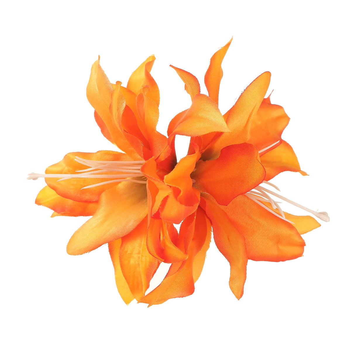 AWAYTR Elegant Bohemian Flower Small Hair Clips Faux Flower Side Pins Hairpin Vacation Beach Hair Accessories for Women