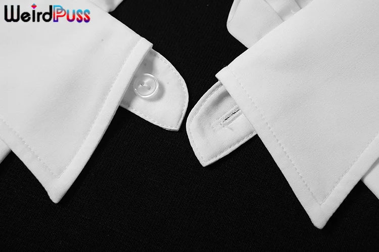 Weird Puss Y2K Button Halter Camisole Women V-Neck Skinny Elegant Sexy Summer Fashion 2022 Wild Streetwear Backless Tank Tops