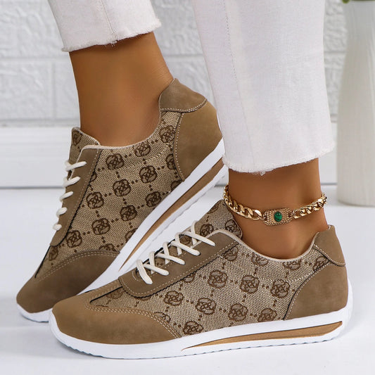 Women's Lace-Up Walking Sneakers