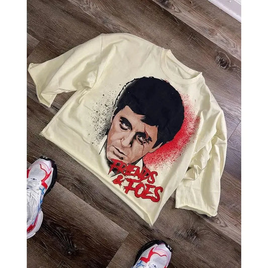 T Shirt Y2k Harajuku Hip Hop Graphic Print Oversized Tshirt Mens Womens Gothic Crew Neck Cotton Short Sleeve Tops Streetwear