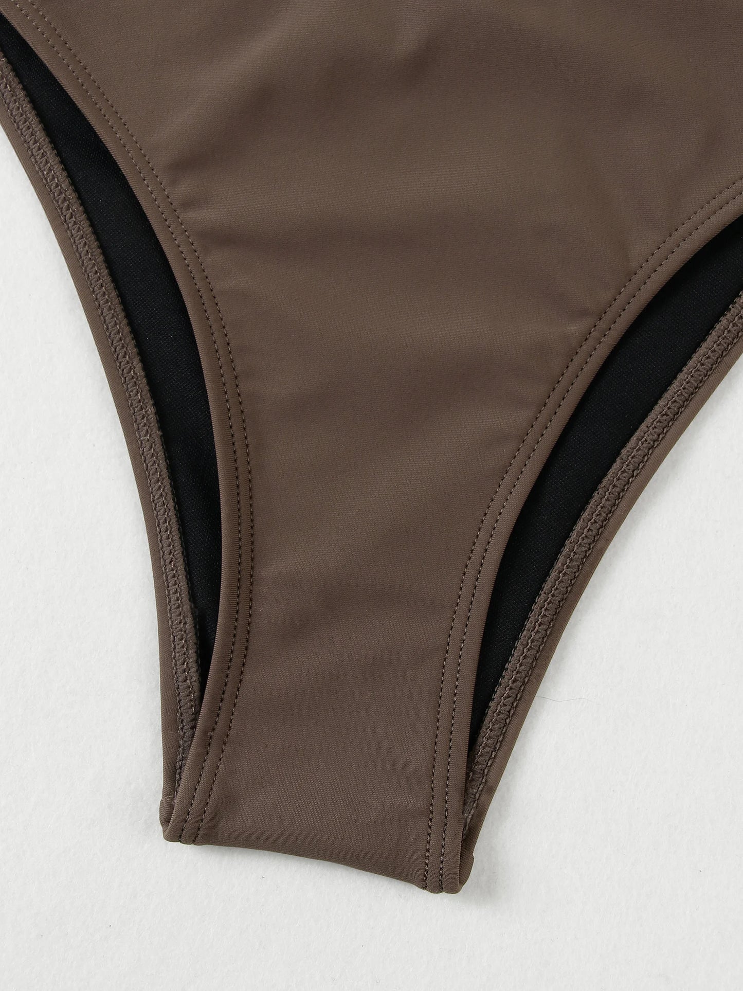 New Stylish Bikini 3 Piece Sexy Shell Swimsuit and O Ring Long Skirt Brazilian Biquini High Split Beachwear Vacation Outfit K131