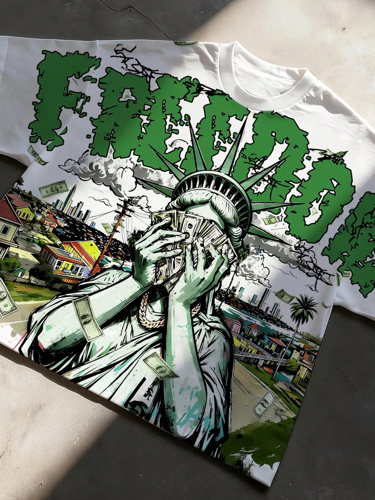 2026 Summer New Style Men's T-shirt Street Casual Fashion Soft and Comfortable Breathable 3D Pattern Print
