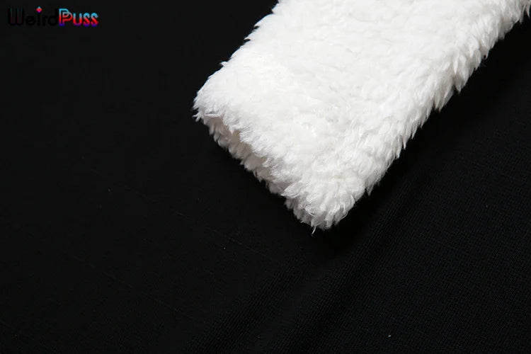 Weird Puss Furry Women 2 Piece Est Skinny Fall Elegant Slash Neck Crop Tops+Peach Hip Skirts Casual Matching Streetwear Outfits