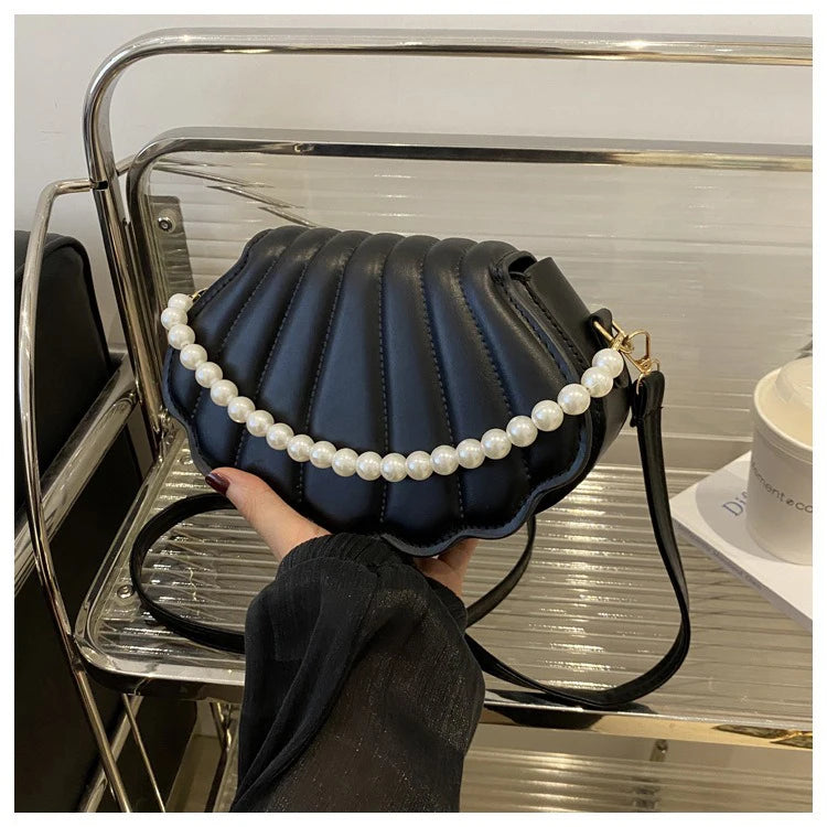 Korean-style Chic Single-shoulder Bag, Niche Trend Shell Bag, Fashionable and Simple Crossbody Bag 2025 Summer New Bag for Women