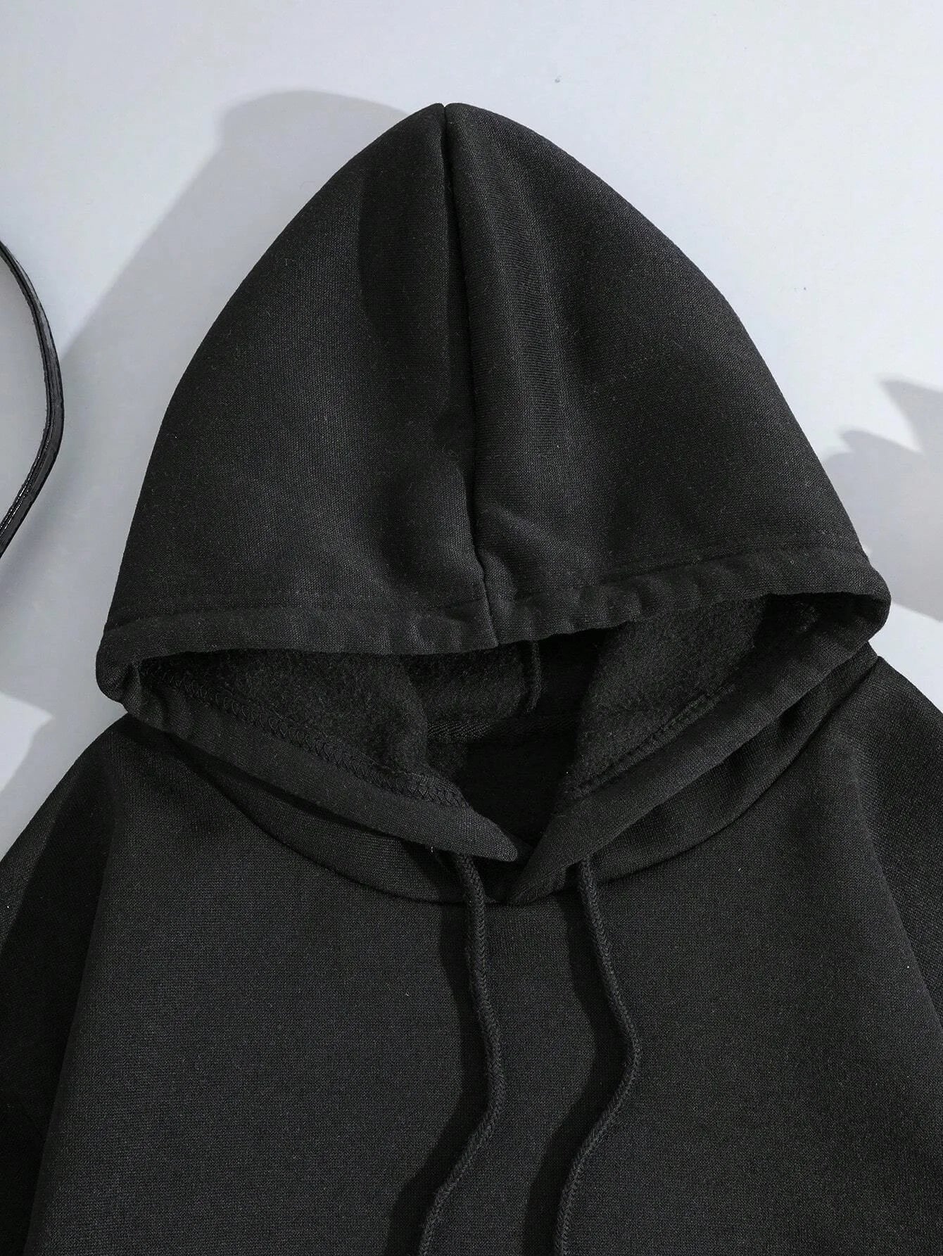 Trust Nobody A Stranger With A White Hood Hoodie Women Warm Fleece Hoody Fashion Casual Sweatshirts Autumn Loose Sportswears