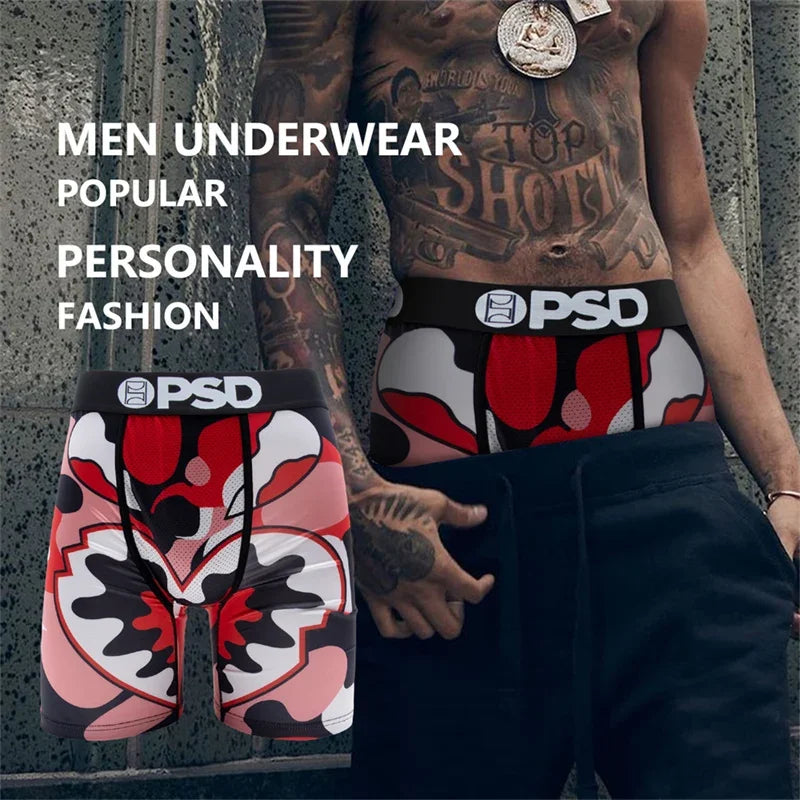 OZPSD 1Pcs Men Underwear Boxer Nylon Breathable Crotch Man Boxer Briefs Sexy Men's Panties Plus Size L-XXL Mens Boxer Underpants