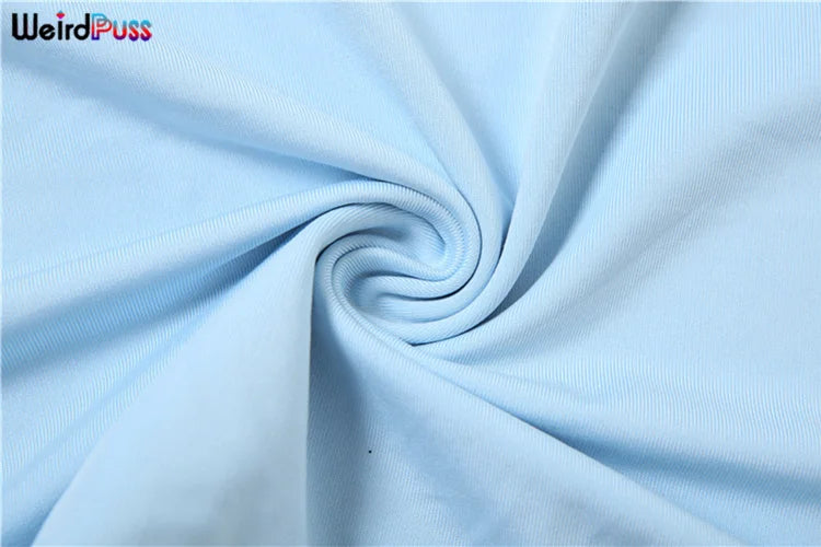 Weird Puss Beach Vacation 3Piece Set Women Letter Print Sexy Summer Bra+Bandage Briefs+Skirts Hipster Midnight Matching Clubwear