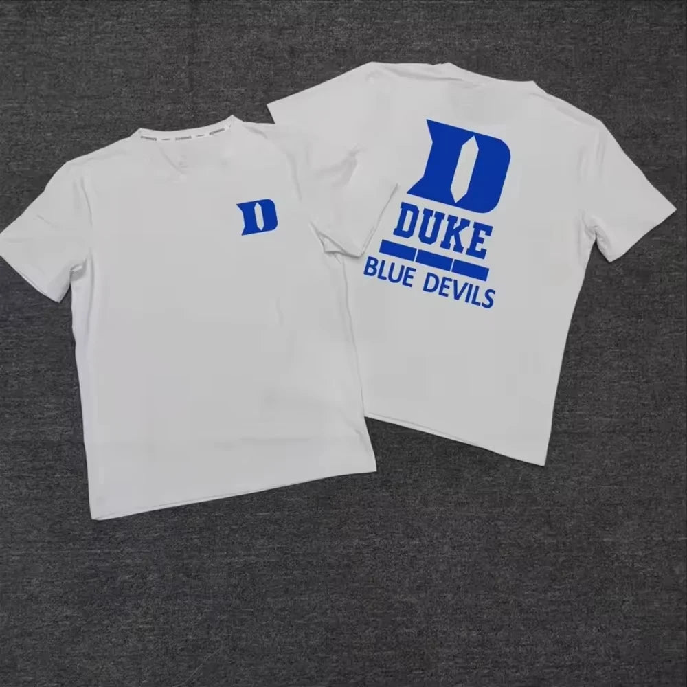 North America Limited Duke North Carolina University Basketball Mens Clothes Men Clothing Short Sleeve Round Neck T-shirt 33537