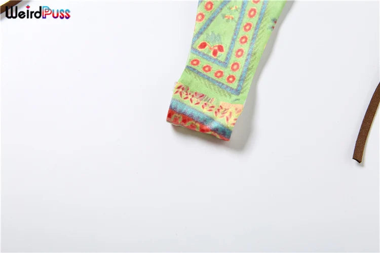 Weird Puss Beach Style Women 2 Piece Set Y2K Vacation Swimsuit Colorful Pearl Halter Bikini Bra+Panties Party Matching Clubwear