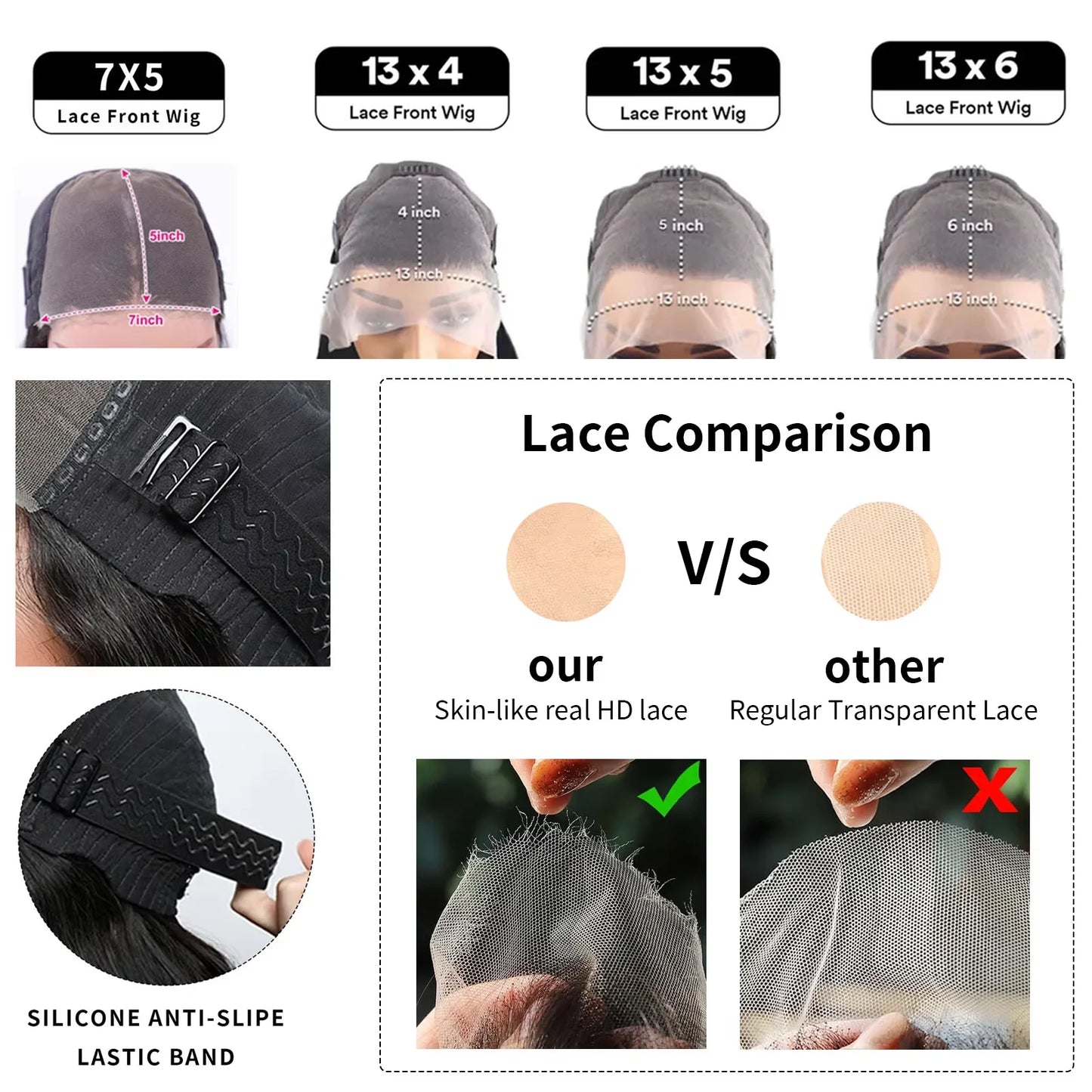 30Inch Straight Lace Front Wig Human Hair Light Grey 13x6HD Lace Front Wig Human Hair Pre Plucked 13x4 Lace Front Wig Human Hair