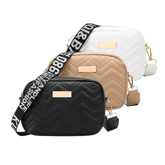 Women's Woven Leather Crossbody Bag