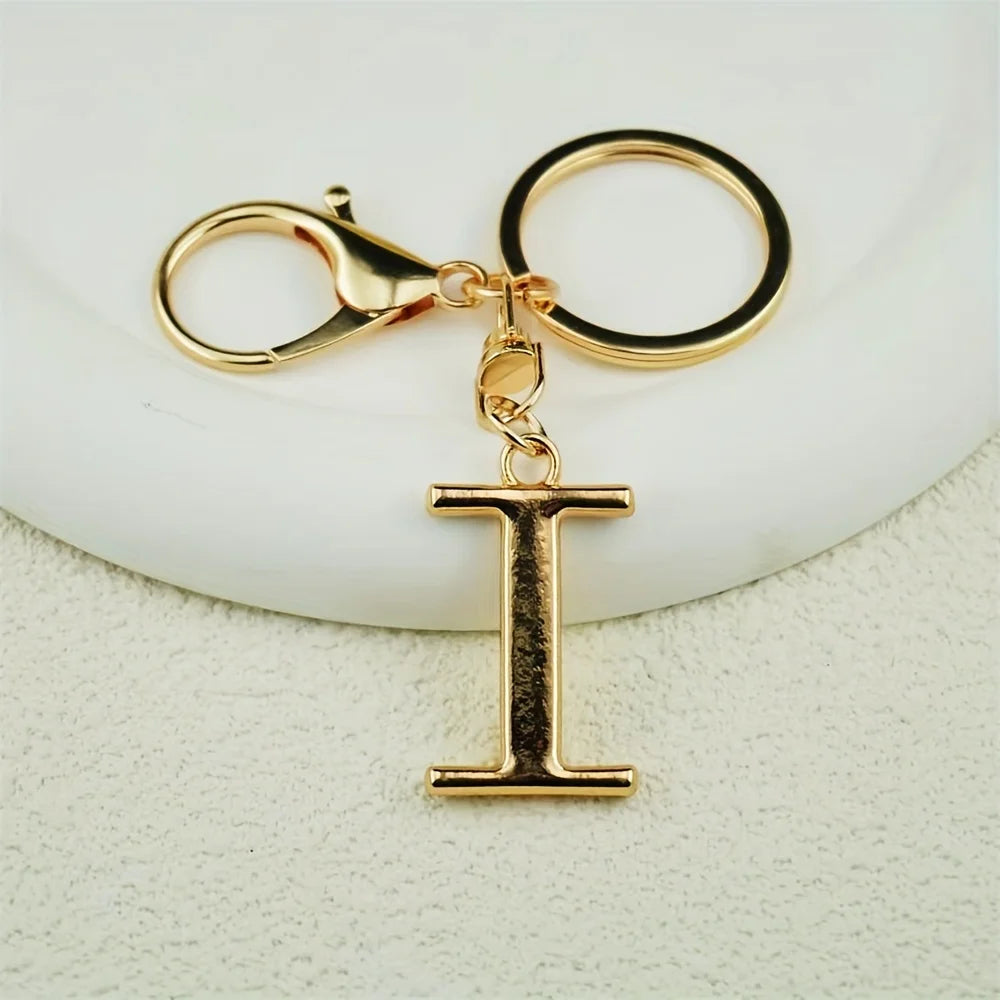 1pc English Letter Keychain Pendant Phone Pendant Key Ring Accessories Lovely Bag Charm for Girls Gift Car Pendant