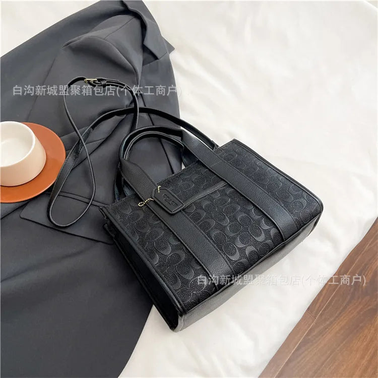 2025 New! Large Capacity Tote Bag - Simple Stylish, Cute Korean Style, Trendy Printed