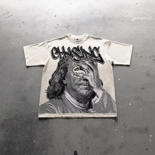 Vintage Child of God Gothic Cotton T-Shirt Men Y2K Summer Short Sleeves Oversize Tee Streetwear Women Tops Trendy Harajuku Retro