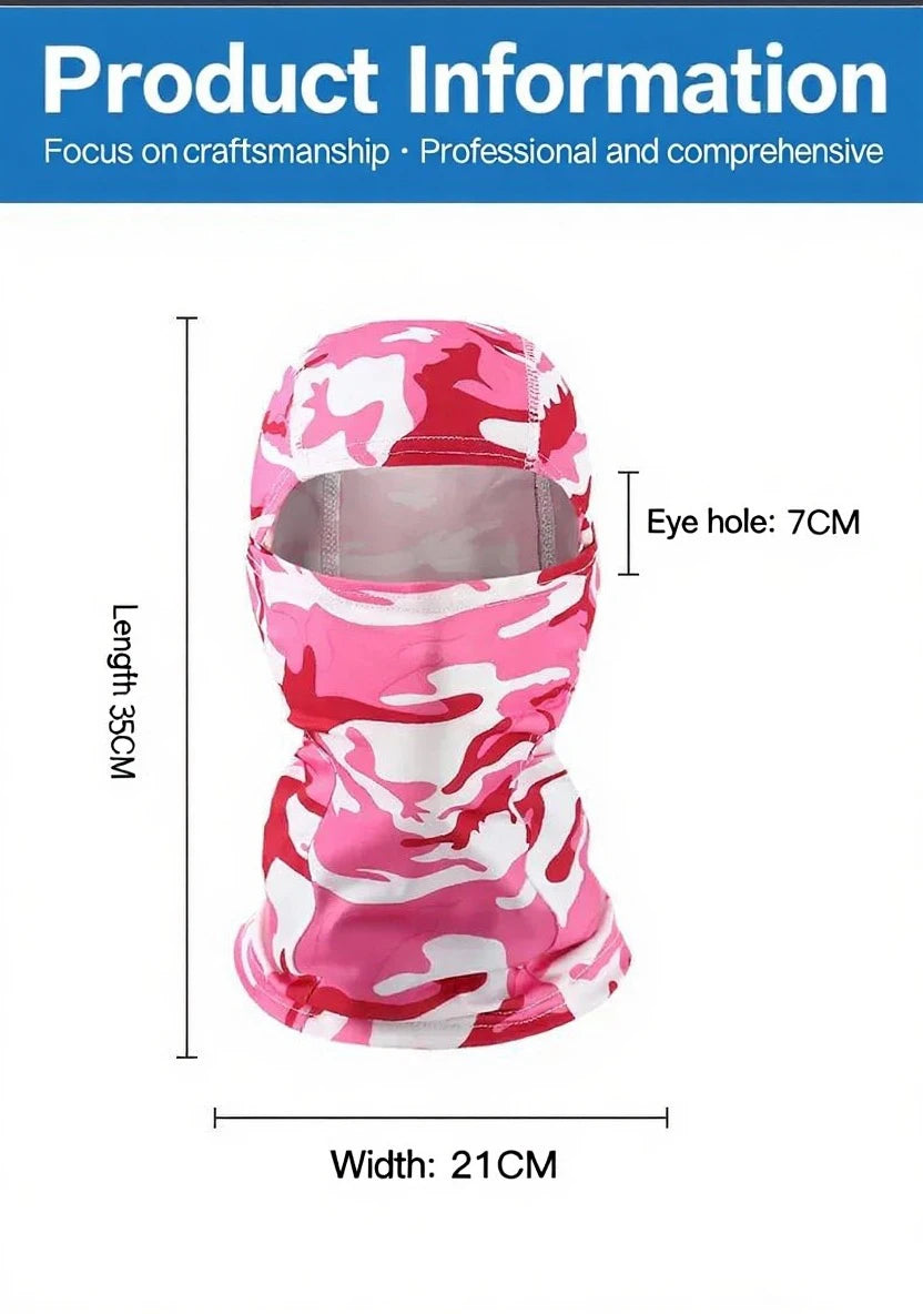 Camo Full Face Balaclava Mask — Men's Outdoor