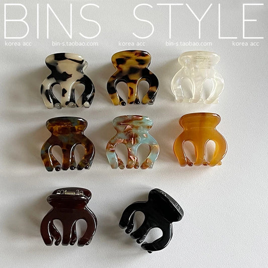 3cm Mini Hair Clip  Korean Style Fashion Cute ClawFor Fringe Kids Girls Bobby Pins for Pieces kawaii Hair Accessories Pumpkin