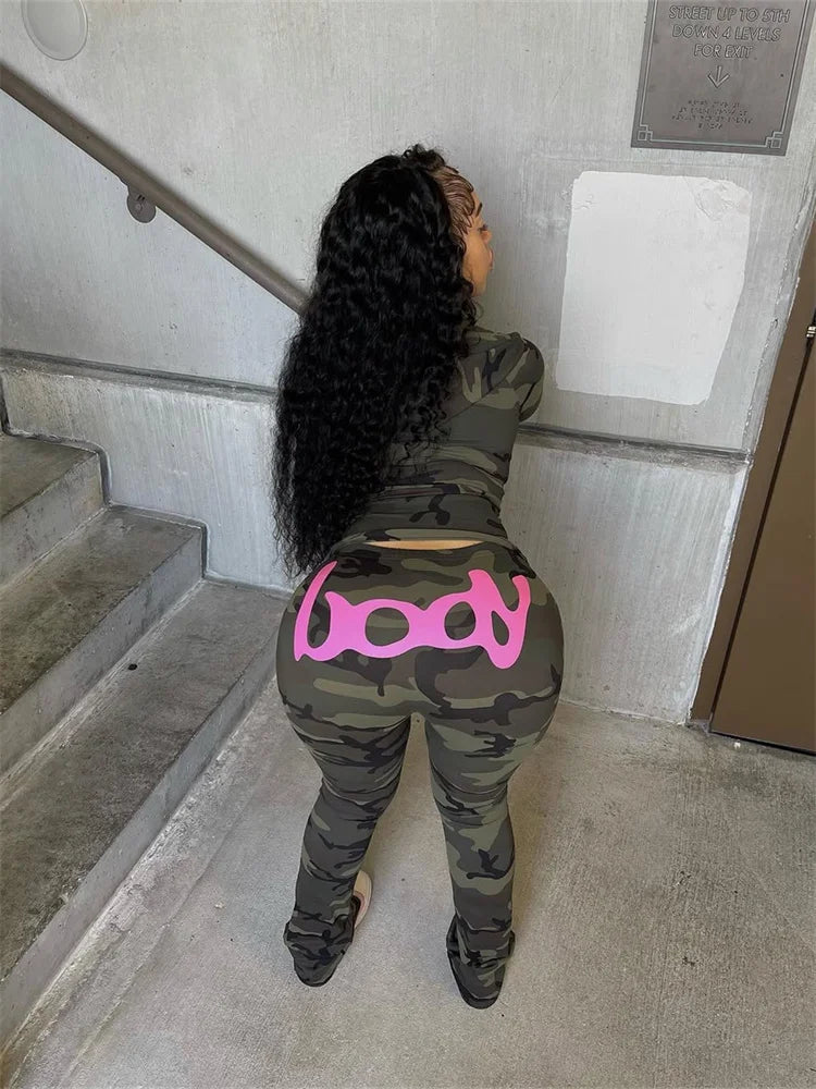 Pink Zip Hoodie & Pants Tracksuit — Women's Two-Piece