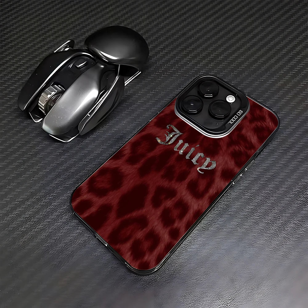 J-Juicy C-Couture Phone Case For iPhone 17 16e 16 15 14 13 12 11 mini Pro Max X XR XSMAX 8 7 Air Plus Anti Fall Matte Back Cover