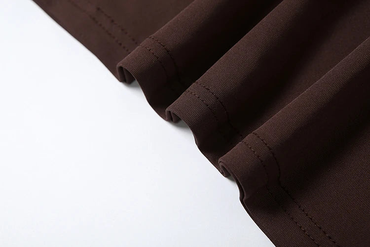 Weird Puss Simple Hollow 2 Piece Set Women Summer Halter Swing Collar Backless Crop Tops+Long Skirts Vacation Matching Outfits