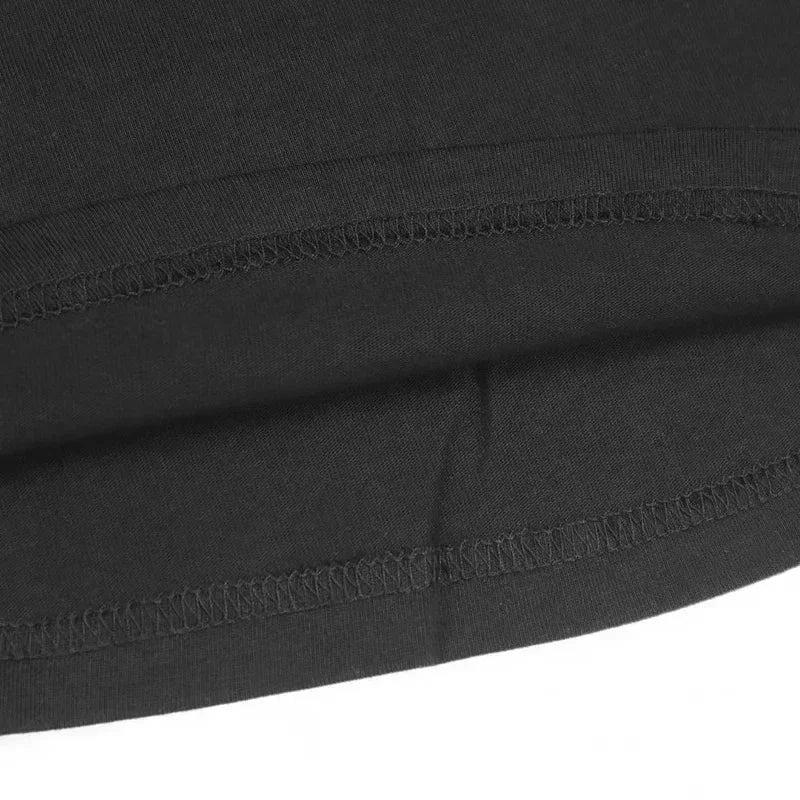 New Harajuku Couple Cartoon Pattern Graphic T Shirts Hip Hop Goth Oversized T Shirt Loose Round Neck Short Sleeved Streetwear