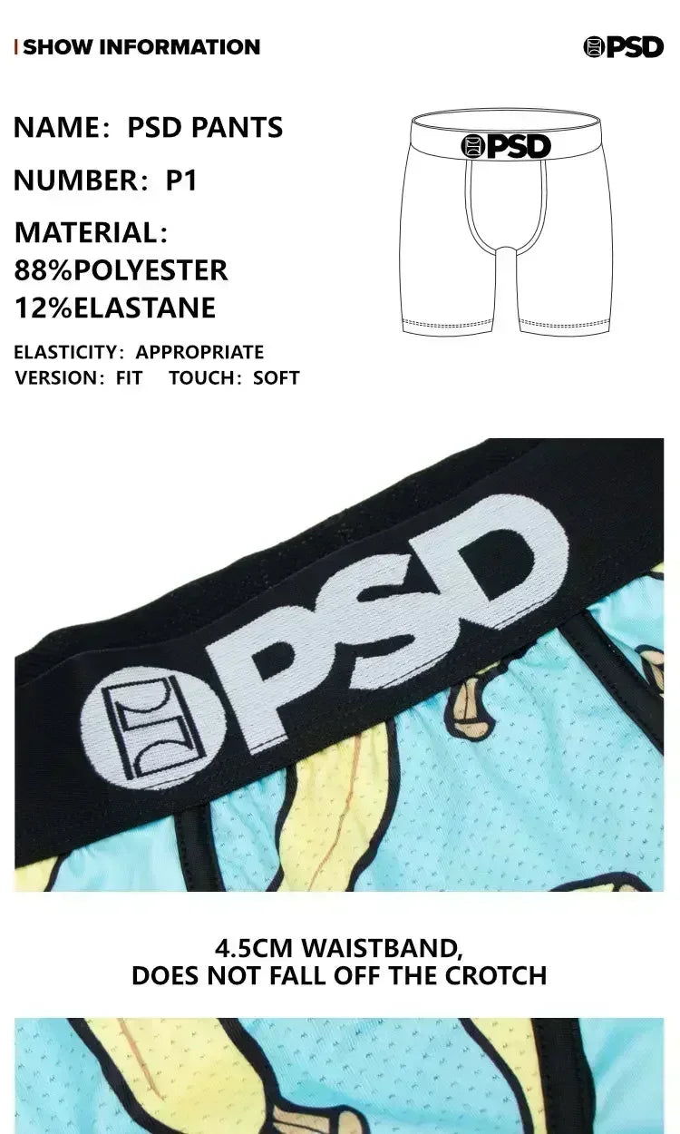 OZPSD 1Pcs Men Underwear Boxer Nylon Breathable Crotch Man Boxer Briefs Sexy Men's Panties Plus Size L-XXL Mens Boxer Underpants