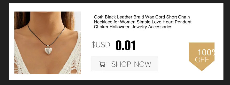 Creative Sweet Cool Love Heart Pendant Necklace for Women Wedding Goth Knotted Bowknot Adjustable Chain Y2K Jewelry Accessories
