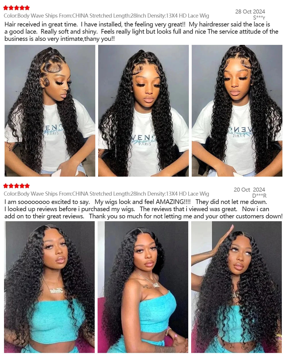 Deep Wave Wig Deep Wave Human Hair Wig Natural Color Deep Wave Wig Deep Wave 13x6 Lace Frontal Human Hair Wigs 46 Inch For Women