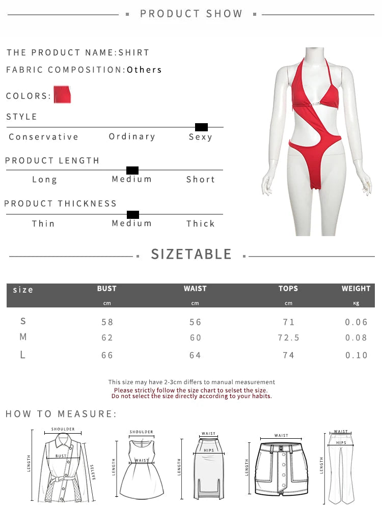 Weird Puss Sexy Bodysuit Women Asymmetry Halter Letter Chain Backless Waistless Hottie Skinny Stretch Street Clubwear Body Tops