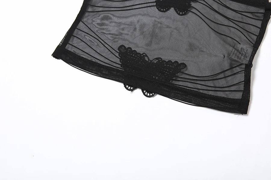 Weird Puss Halter Neck Women Crop Tops v Neck Backless Spaghetti Strap Butterfly Sexy Summer Fashion Clubwear Nightout Wild Vest