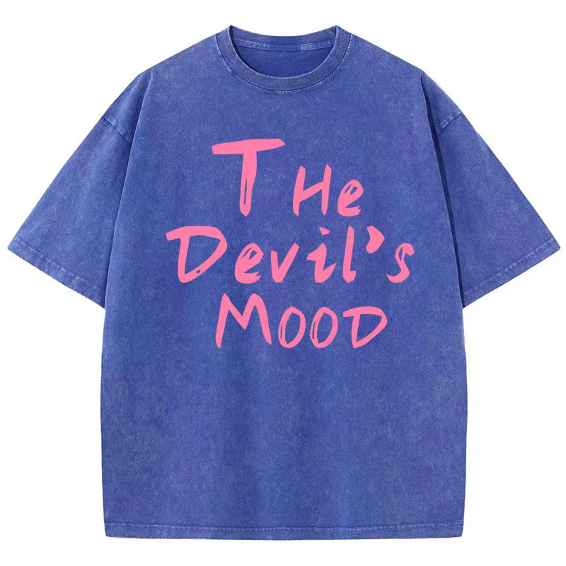 Pink Letter Design Washed T Shirt Women Vintage Cotton T-shirts Streetwear Soft Mineral Tees Girl Loose Female Tee Tops Y2k