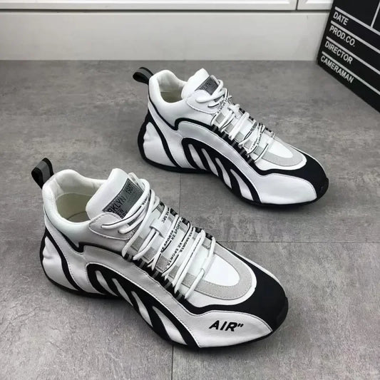 Sneakers Men Fashion  Casual Lightweight Breathable Running Shoes Men Sneakers Lace-up Platform Sneakers Footwear Zapatos Hombre