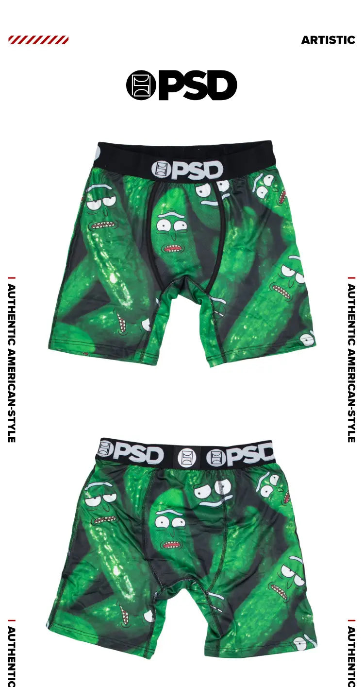 OZPSD Men Sexy Boxers Men Boxershorts Men's Printed Long Boxer Briefs Mens Underpants Plus Size Breathable Man Underwear Panties