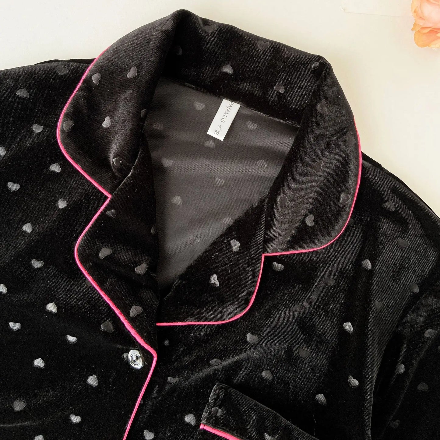 Velvet Dot Print 2Pcs Top&pants Lady Warm Home Clothes Autumn Winter New Pajamas Sexy Trousers Suit Loose Sleepwear Women Pjs