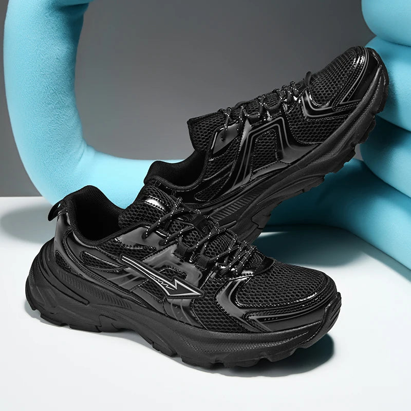 2026 Men Trendy Platform Dad Sneakers Women Breathable Mesh Soft Cushion Sport Running Non-Slip Athletic Jogging Training Shoes