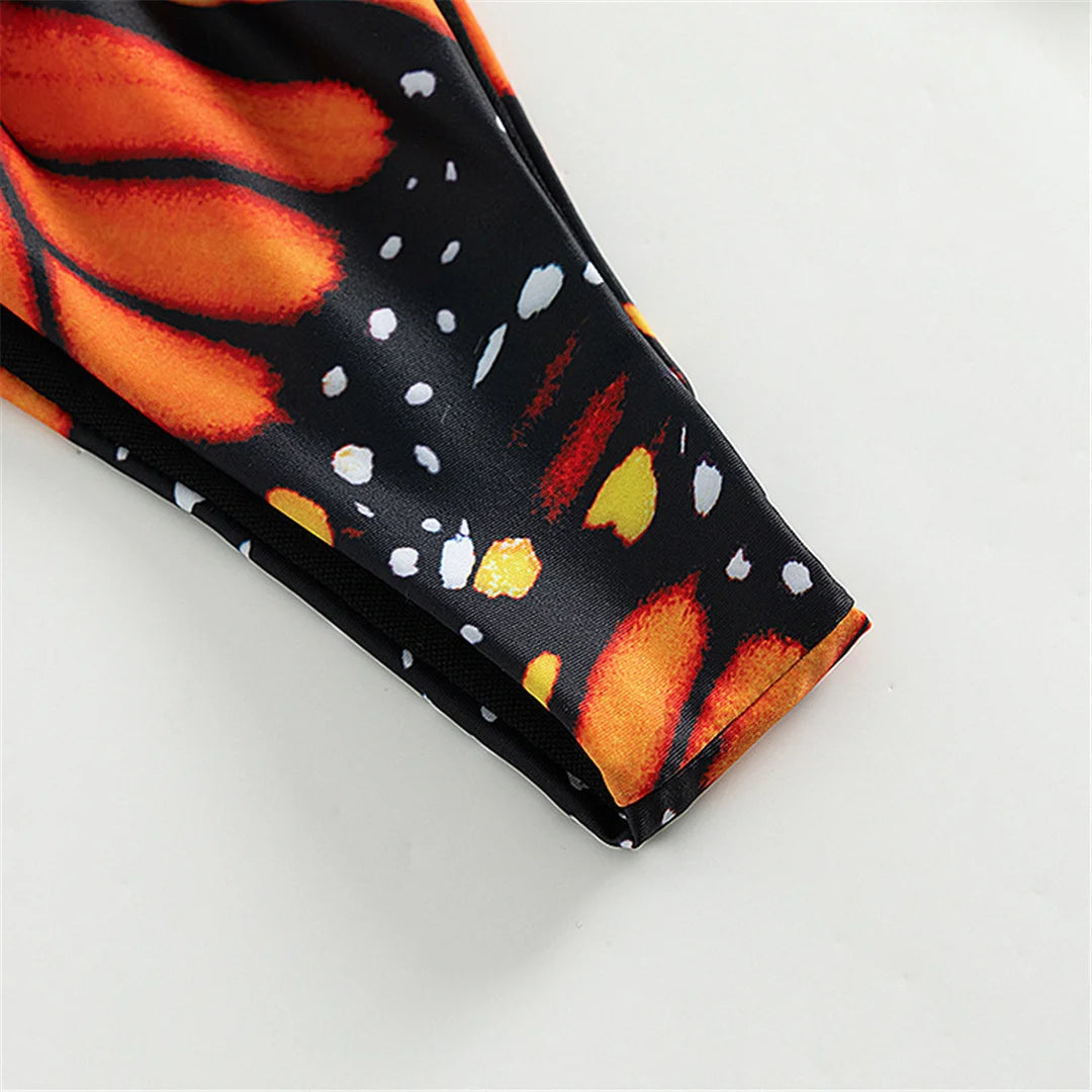 S - XL Sexy Printed Halter Padded Bikini Female Swimsuit Women Swimwear Two-pieces Bikini set Bather Bathing Suit Swim V4910