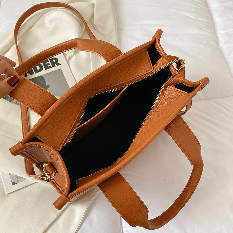 The Tote Bag For Women Crossbody Female Handbag New Solid Words Lette Leisure Large Bag,Luxury Fashion Bag,designer Bag for PU