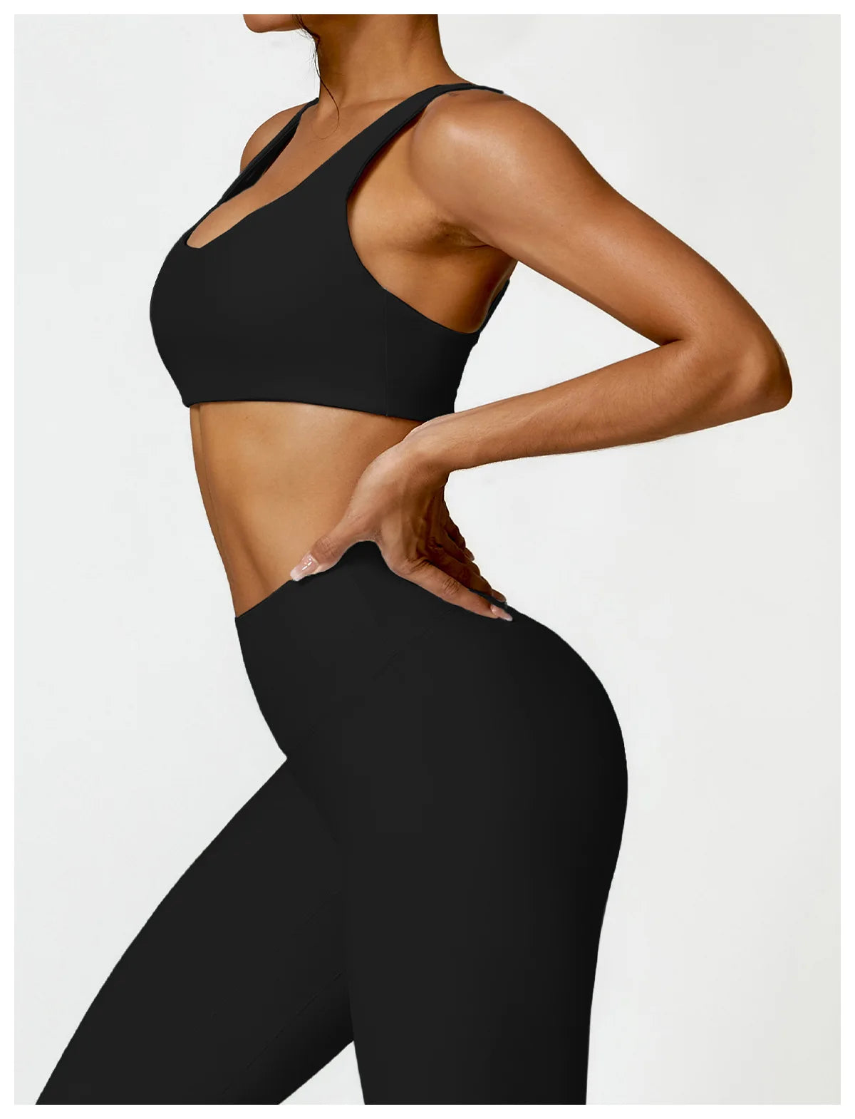 2PCS Yoga Suit Sports Set Women Quick-Drying Gym Set Women Tracksuit Running Workout Long Sleeve Sports Shirt Yoga Clothing